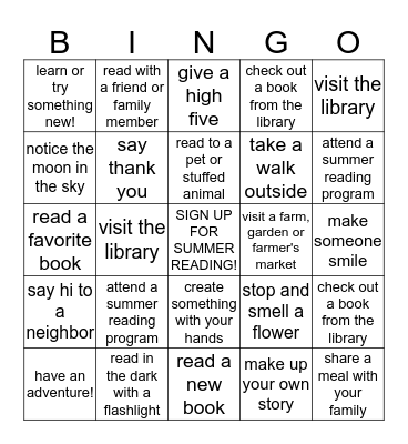 BUILD A BETTER WORLD BINGO Card