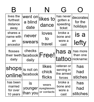 skadson  Bingo Card