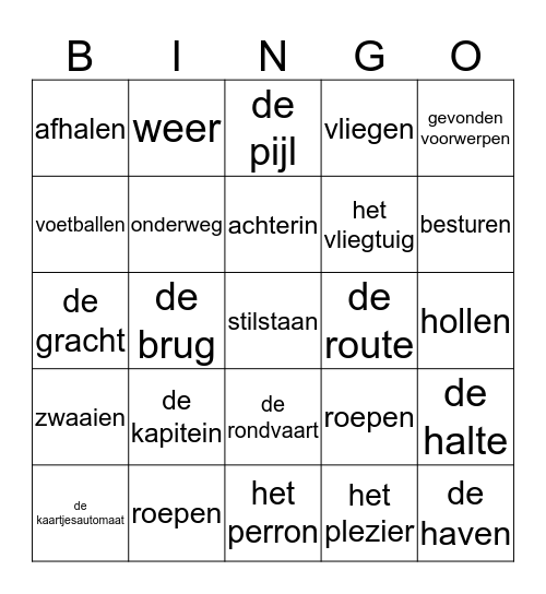 Zebra 2-8 Bingo Card