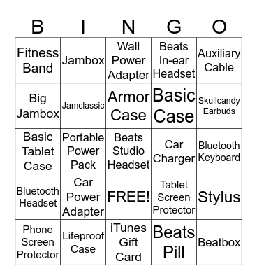APO-INGO Bingo Card