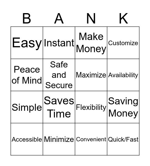 BENEFIT BANKO Bingo Card