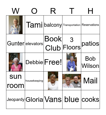 25 Years At The Worthington Bingo Card