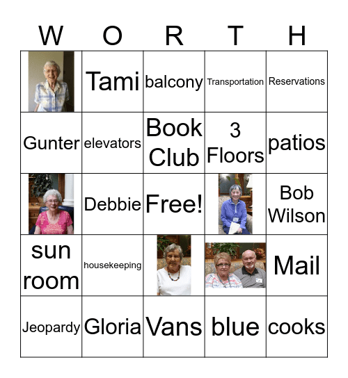 25 Years At The Worthington Bingo Card