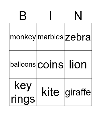 Windows Bingo Card