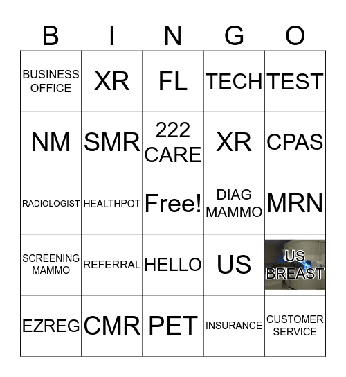 this is a test Bingo Card