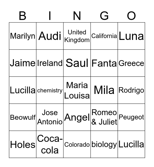 Thr33 B Bingo Card