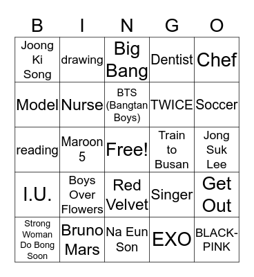 Let's Talk! Bingo Card