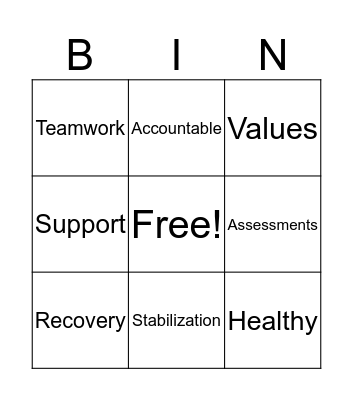 MedMark Treatment Center-Fresno Bingo Card
