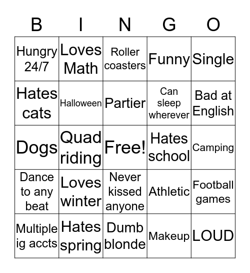 @turntheki's bingo Card