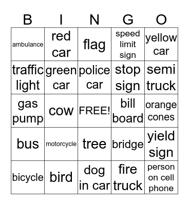 Haire trip Bingo Card