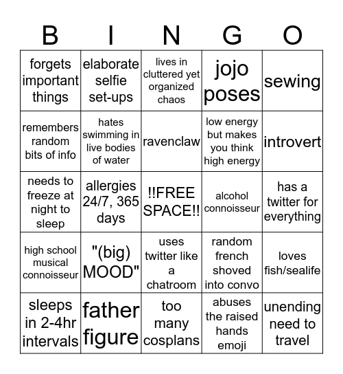 hibrRRRRrrrRRRRy bingo Card