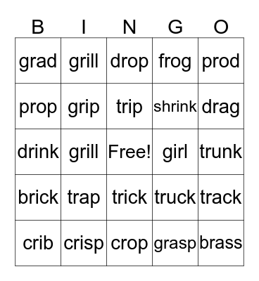 BINGO Blends 2.2 Bingo Card
