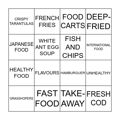 F.F.A.T.W - T1TC Bingo Card