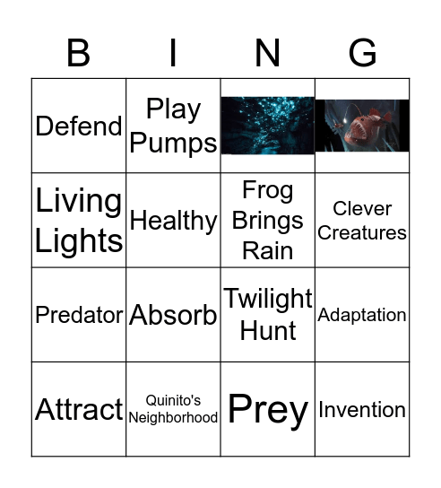 Second Grade BINGO Card