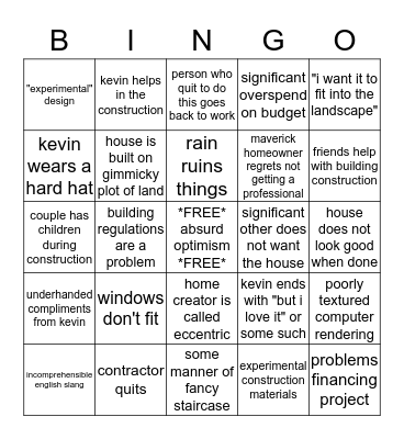 bland designs Bingo Card