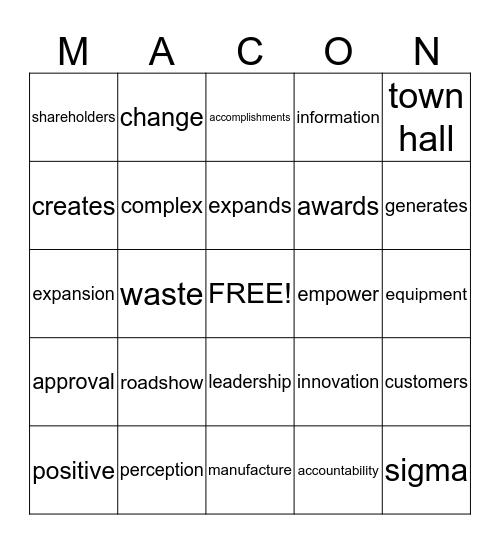 SIMPLIFY & GROW Bingo Card