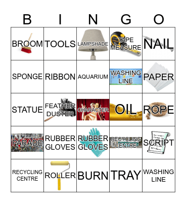 VOCABULARY  Bingo Card