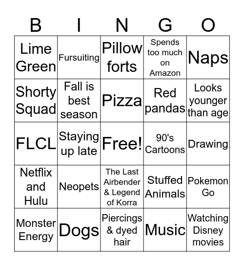 Havik Bingo Card