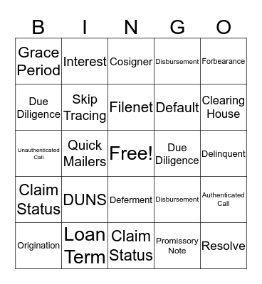 Firstmark Bingo Card