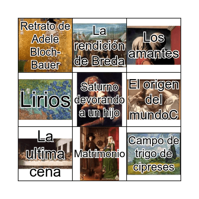 Loteria "Artes" Bingo Card