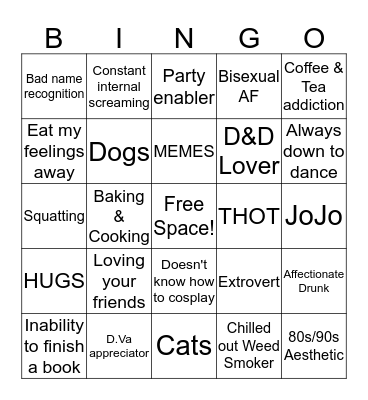 DETROIT Bingo Card