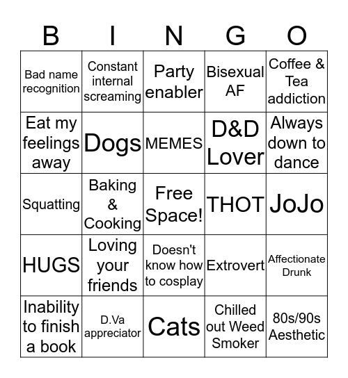 DETROIT Bingo Card