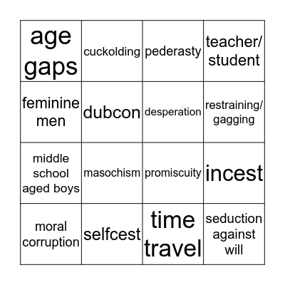 good stuff™ Bingo Card