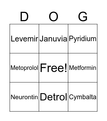 Nurse Bingo 5 Bingo Card