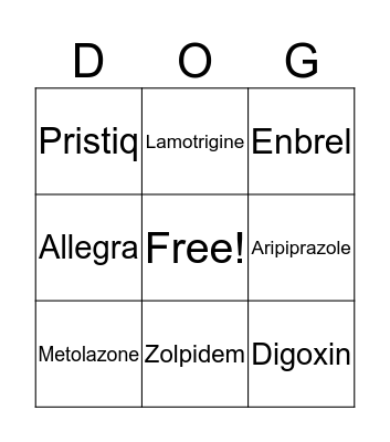 Nurse Bingo 6 Bingo Card