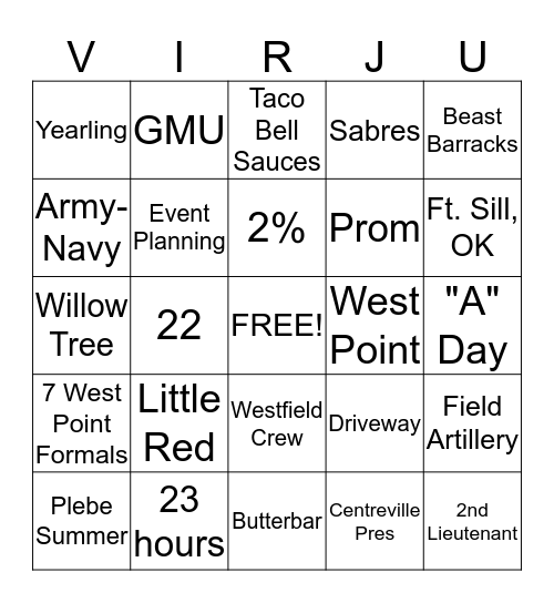 VIRJU (BINGO Card