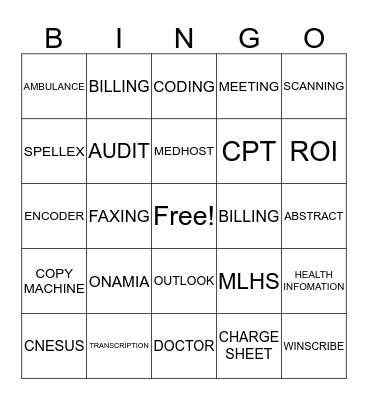 HIM BINGO Card