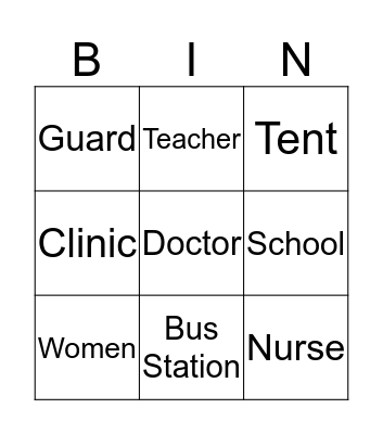 Lior's Bingo! Bingo Card