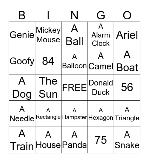 What Am I BINGO Card