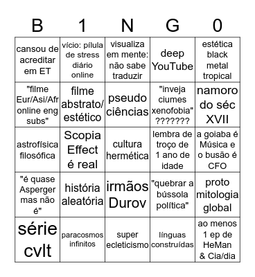 Básia Bingo Card