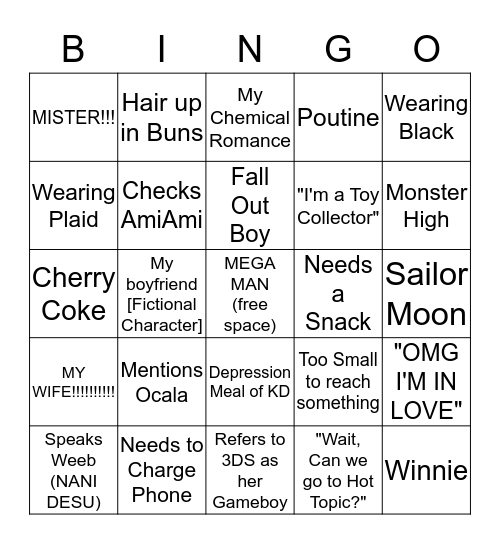 Hayley Bingo  Bingo Card