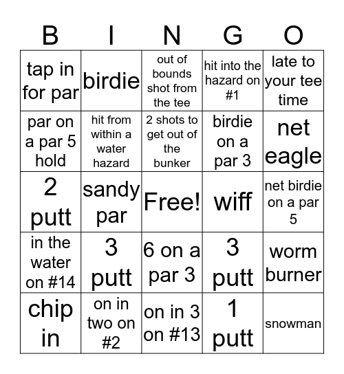 Karen's Bday Bingo Card