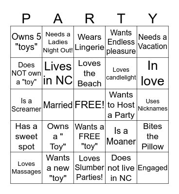 Beat the Heat w/ Slumber Parties by NQ!! Bingo Card