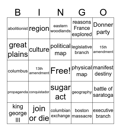 bingo for ss Bingo Card