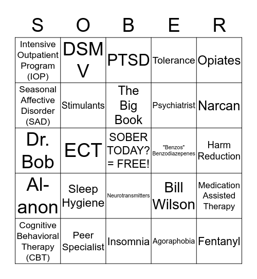 MENTAL HEALTH BINGO-CSU Bingo Card