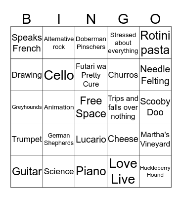 Do I Need to Have a Title? Bingo Card