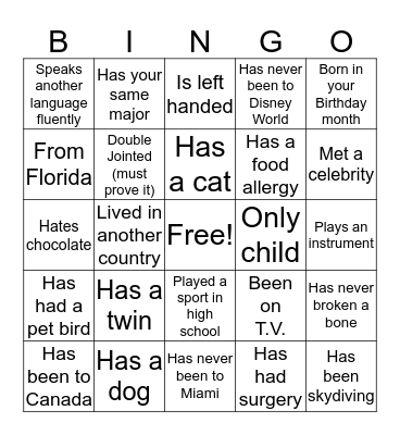 Lynn Launch Opening Activity Bingo Card