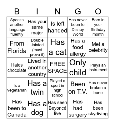 Lynn Launch Opening Activity Bingo Card