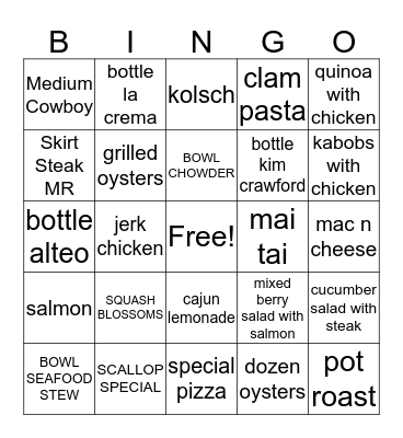 HAPPY SUMMER BINGOOOOO!!! Bingo Card