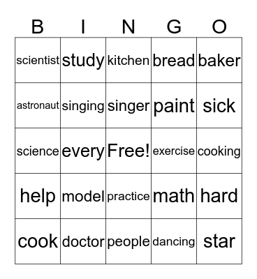 story time 7- unit 1 Bingo Card