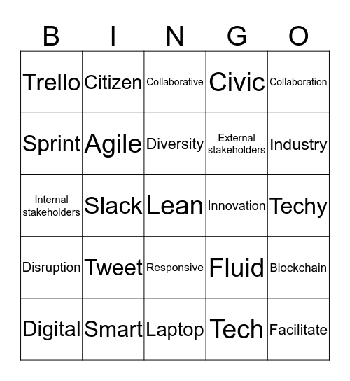 Summit Bingo Card