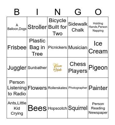 Chá de Panela Andreza e Igor Bingo Card