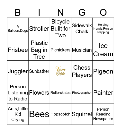 Chá de Panela Andreza e Igor Bingo Card