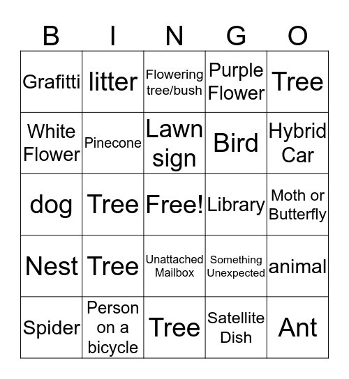 Northeast Minneapolis Bingo Card