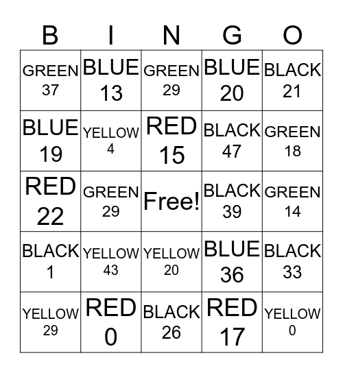 BLACK SOX BASEBALL Bingo Card