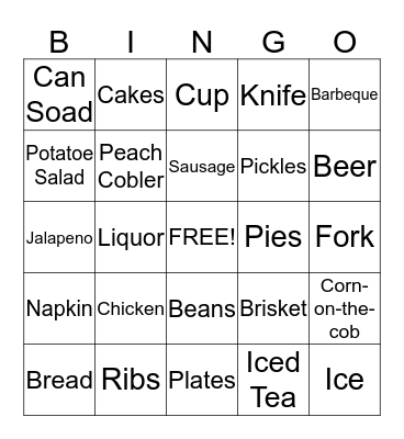 FRANKLIN'S FAMILY REUNION Bingo Card